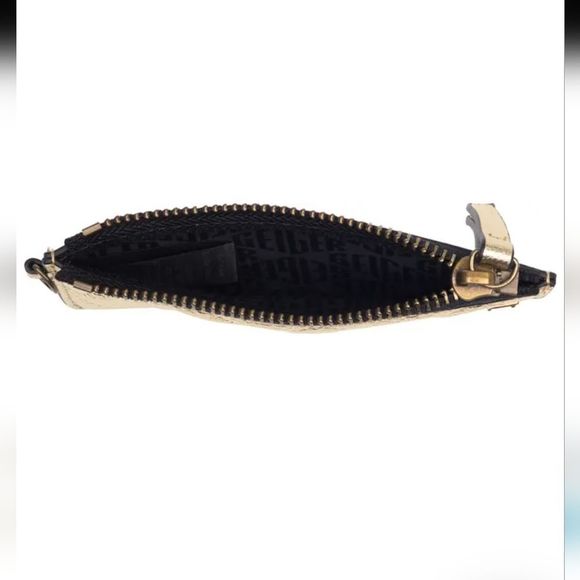 Kurt Geiger London Quilted Card Holder w/Lanyard- Gold - Picture 6 of 9